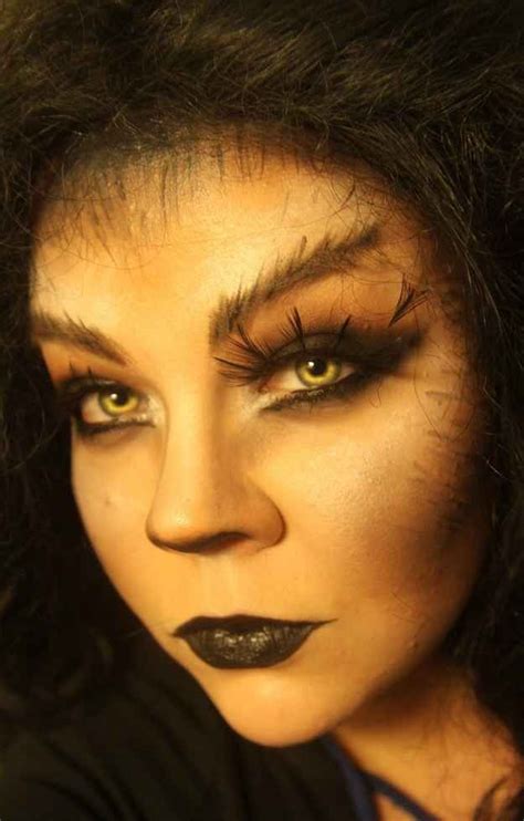 21 Easy Hair And Makeup Ideas For Halloween | Werewolf makeup, Halloween makeup, Halloween ...