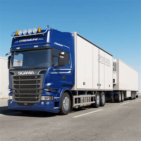 3D model Scania Streamline Road Train | CGTrader