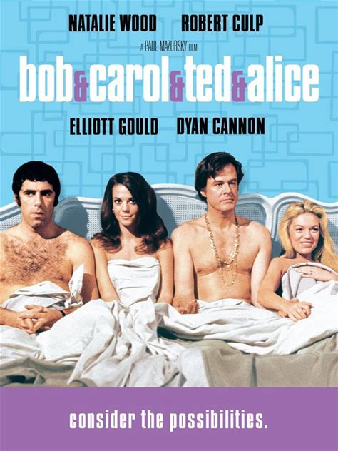 Bob & Carol & Ted & Alice (1969) movie large poster.