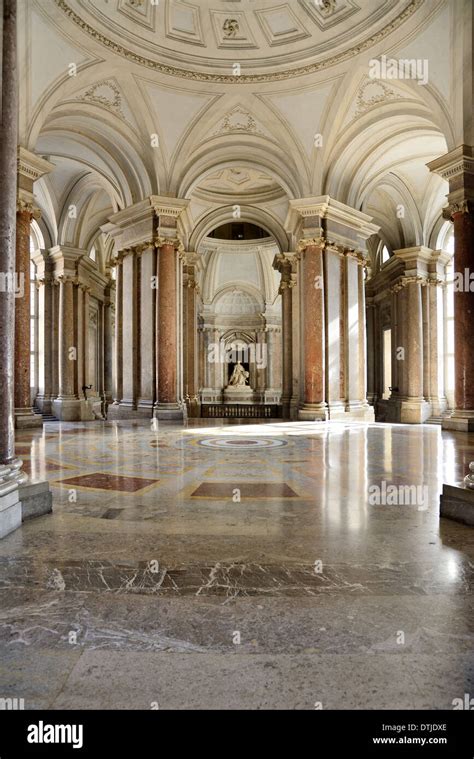 interior of caserta royal palace constructed by Vanvitelli Stock Photo - Alamy