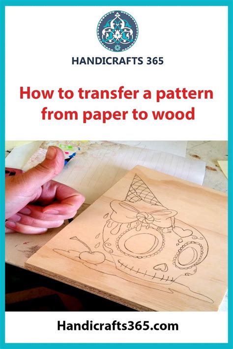 How to transfer a pattern from paper to wood | Wood burning patterns ...