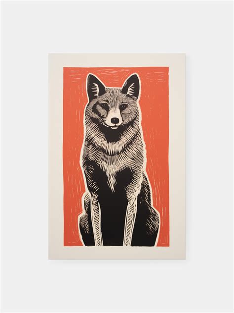 Silver Wolf Poster - Klumo Shop