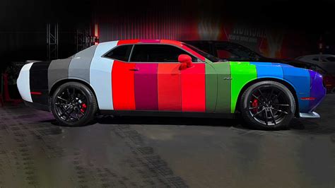 2023 Dodge Challenger Buyers Can Get a Wrap With All 14 Challenger Paint Colors On It - TrendRadars