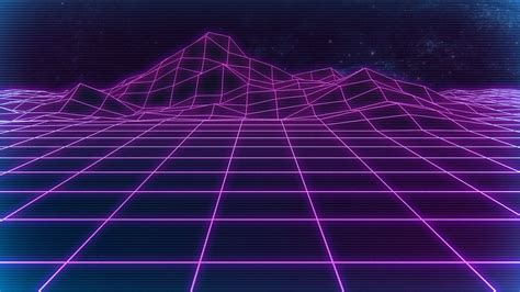 digital, digital art, artwork, 1980s, neon, retrowave, Retrowave ...