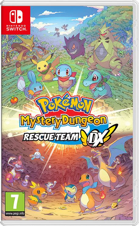 Here's The Colourful Box Art For Pokémon Mystery Dungeon: Rescue Team DX | Nintendo Life