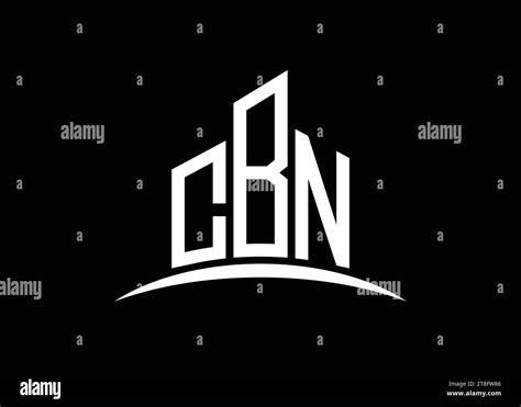 Letter CBN building vector monogram logo design template. Building Shape CBN logo Stock Vector ...