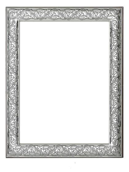 Silver photo frames for Photoshop