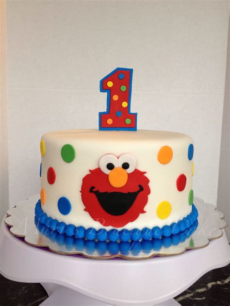 Elmo 1st Birthday Cake