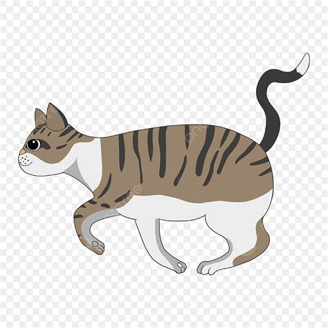 Gambar Clipart Kucing Kucing Kartun Yang Dilukis Dengan Tangan ...