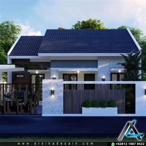 DESAIN RUMAH MINIMALIS MODERN di 2021 | Denah rumah pedesaan, Rumah ...