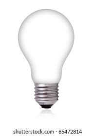 Empty Light Bulb On White Background Stock Photo 65472814 | Shutterstock