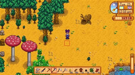 Is there a way to make the Mushroom Trees spread seeds or is all based on chance? : r/StardewValley