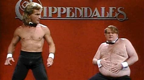 chris farley patrick swayze snl | Humor