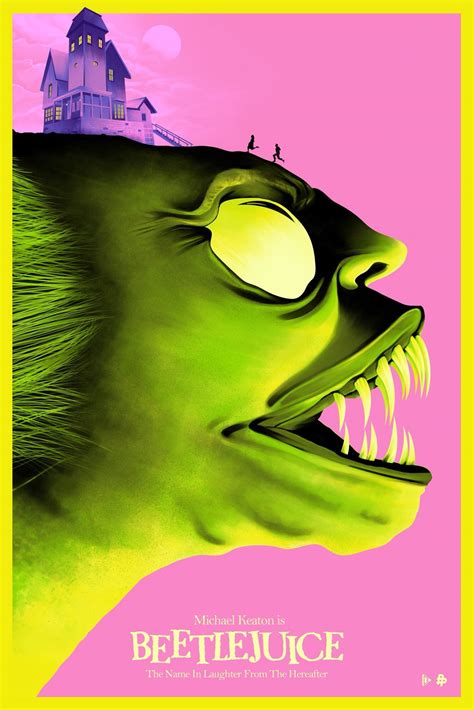 Beetlejuice - Movie Poster by Benedict Woodhead (@woodheadart) | Movie posters, Beetlejuice ...