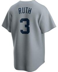 Nike New York Yankees Babe Ruth #3 White Cool Base Jersey in Blue for Men | Lyst