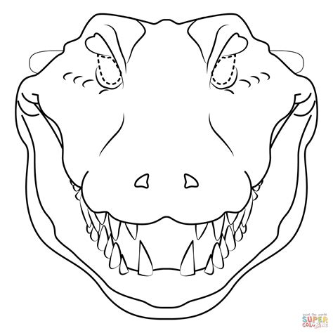 Crocodile Mask coloring page | Free Printable Coloring Pages in 2023 ...