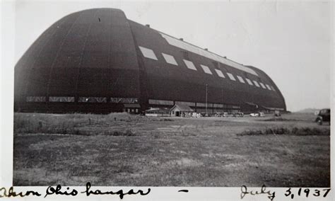 Goodyear blimp hangar, Akron, OH, July 3, 1937 | Leon Reed | Flickr