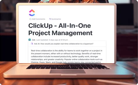 ClickUp AI Writing Assistant: Compose, Summarize, & Ideate