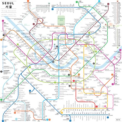 Great re-design of the Seoul Metro Map by Jug Cerovic | The Korea Blog