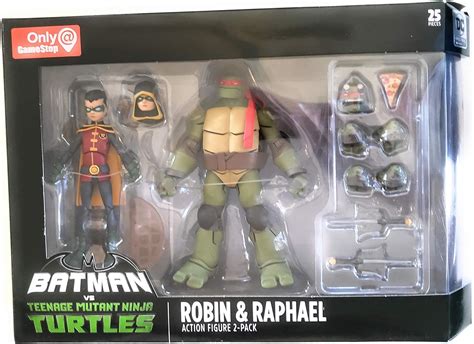 Amazon.com: DC Collectibles Batman VS TMNT - Robin & Raphael : Toys & Games