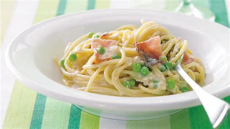 Low-fat pasta carbonara - 9Kitchen