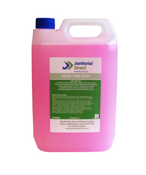 Liquid Pearlised Pink Hand Wash 5Ltr - Janitorial Direct