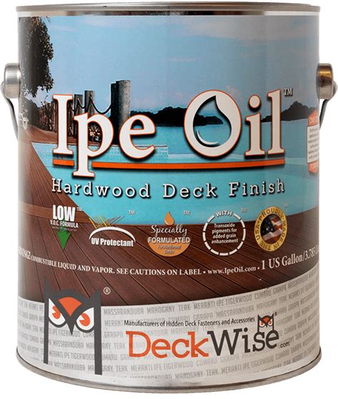 Hardwood Deck Finish | Ipe Oil ® Hardwood Deck Oil Finish