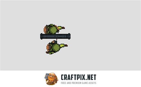 Top Down Soldiers Pixel Art by Free Game Assets (GUI, Sprite, Tilesets)