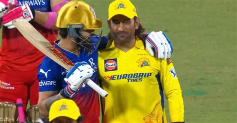 IPL 2024 [WATCH]: Virat Kohli gives a warm hug to MS Dhoni during CSK ...