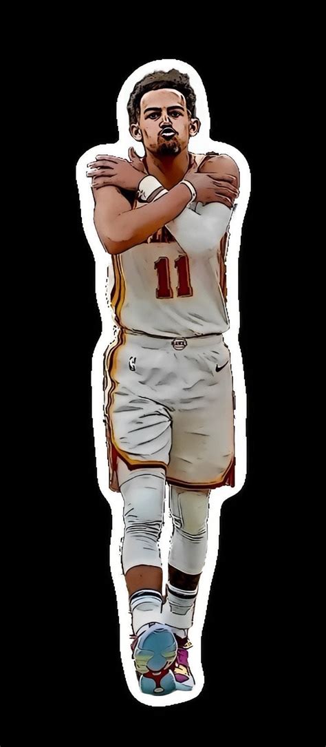 Trae Young Ice Trae Sticker Waterproof Durable - Etsy