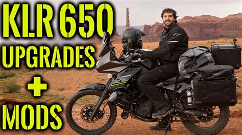 KAWASAKI KLR 650 UPGRADES AND MODS [Part 1] - YouTube