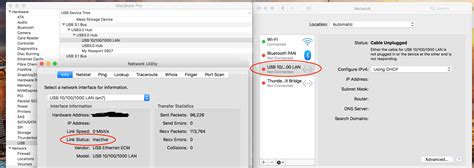 network - Why do I have to disconnect/reconnect my ethernet adapter? - Ask Different