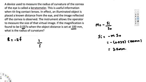 Radius of Curvature Formula