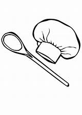 Chef Hat And coloring Pages clipart  WikiClipArt sketch template