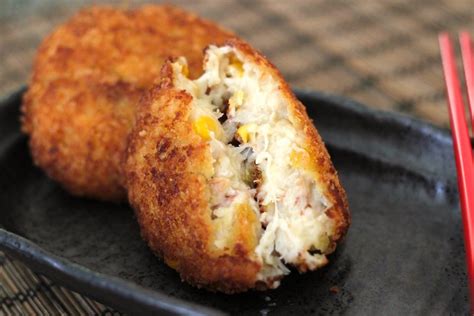 Crab Cream Croquette Recipe – Kani Kurimu Korokke カニクリームコロッケ