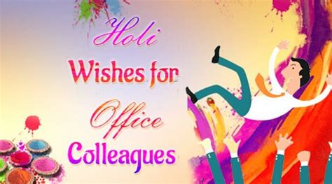 Holi Wishes Message for Office Colleagues