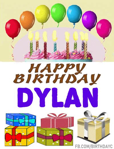 Happy Birthday DYLAN gifs | Birthday Greeting | birthday.kim