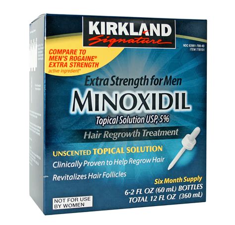 [biovea] minoxidil 5% kirkland (calvÍcie) r$ 132,00 - Bem Barato ...