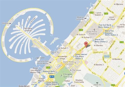 Google Map Dubai