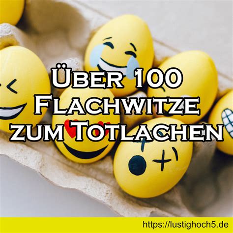 Lustige Flachwitze zum Totlachen - Lustig Hoch 5