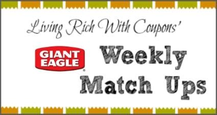 Giant Eagle Coupon Match Ups - 3/20Living Rich With Coupons®