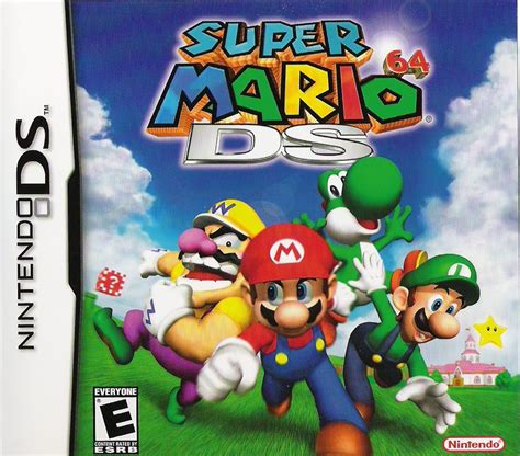 Super Mario 64 DS (2004) Nintendo DS box cover art - MobyGames