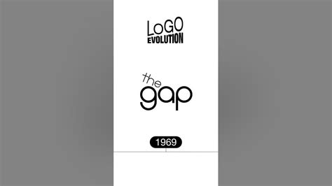 Gap logo evolution #branding #logodesign #gap #design #funfacts # ...