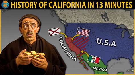 THE HISTORY OF CALIFORNIA - in 13 Minutes - YouTube