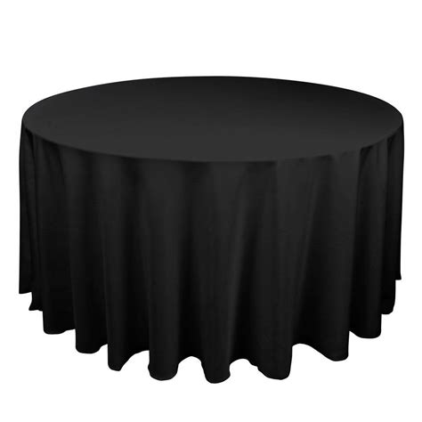 GW Linens Black 132 | Table cloth, Round tablecloth, Black round tablecloth