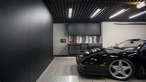 50 Garage Lighting Ideas For Men - Cool Ceiling Fixture Designs