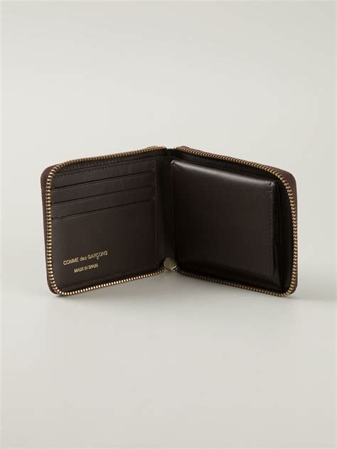 Lyst - Comme Des Garçons 'classic Plain' Wallet in Brown for Men