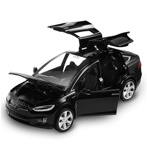 Contemporary Manufacture 1:32 Tesla Model X 90D SUV Diecast Model Car Toy Sound&Light Collection ...