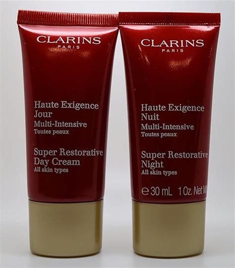 Clarins Super Restorative Day and Night Cream Set, 30 ml + 30 ml ...