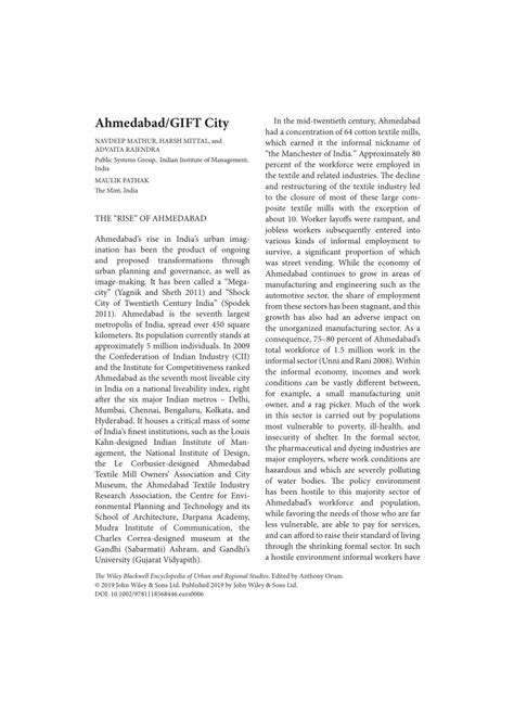 (PDF) Ahmedabad/GIFT City